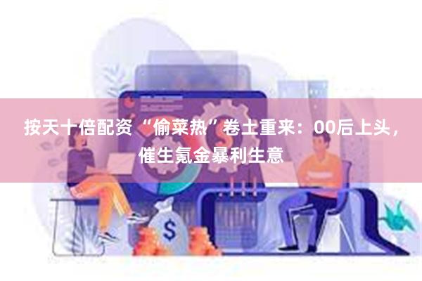 按天十倍配资 “偷菜热”卷土重来：00后上头，催生氪金暴利生意