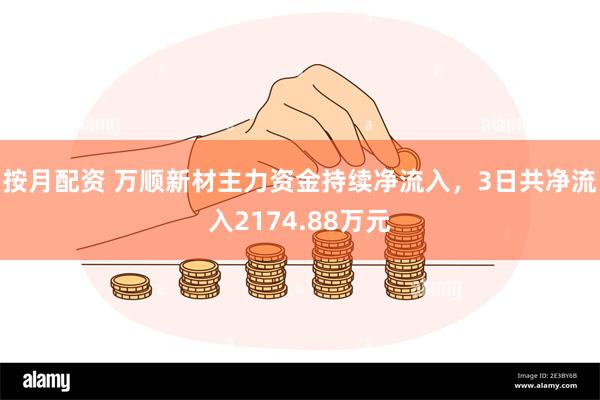 按月配资 万顺新材主力资金持续净流入，3日共净流入2174.88万元