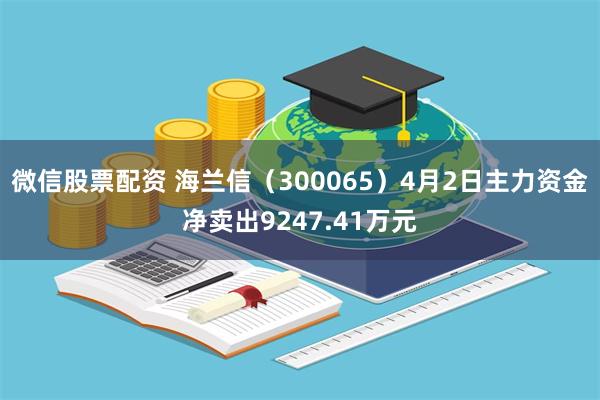 微信股票配资 海兰信（300065）4月2日主力资金净卖出9247.41万元