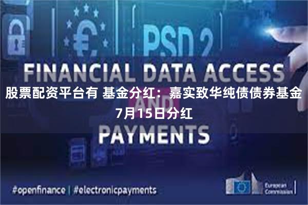 股票配资平台有 基金分红：嘉实致华纯债债券基金7月15日分红
